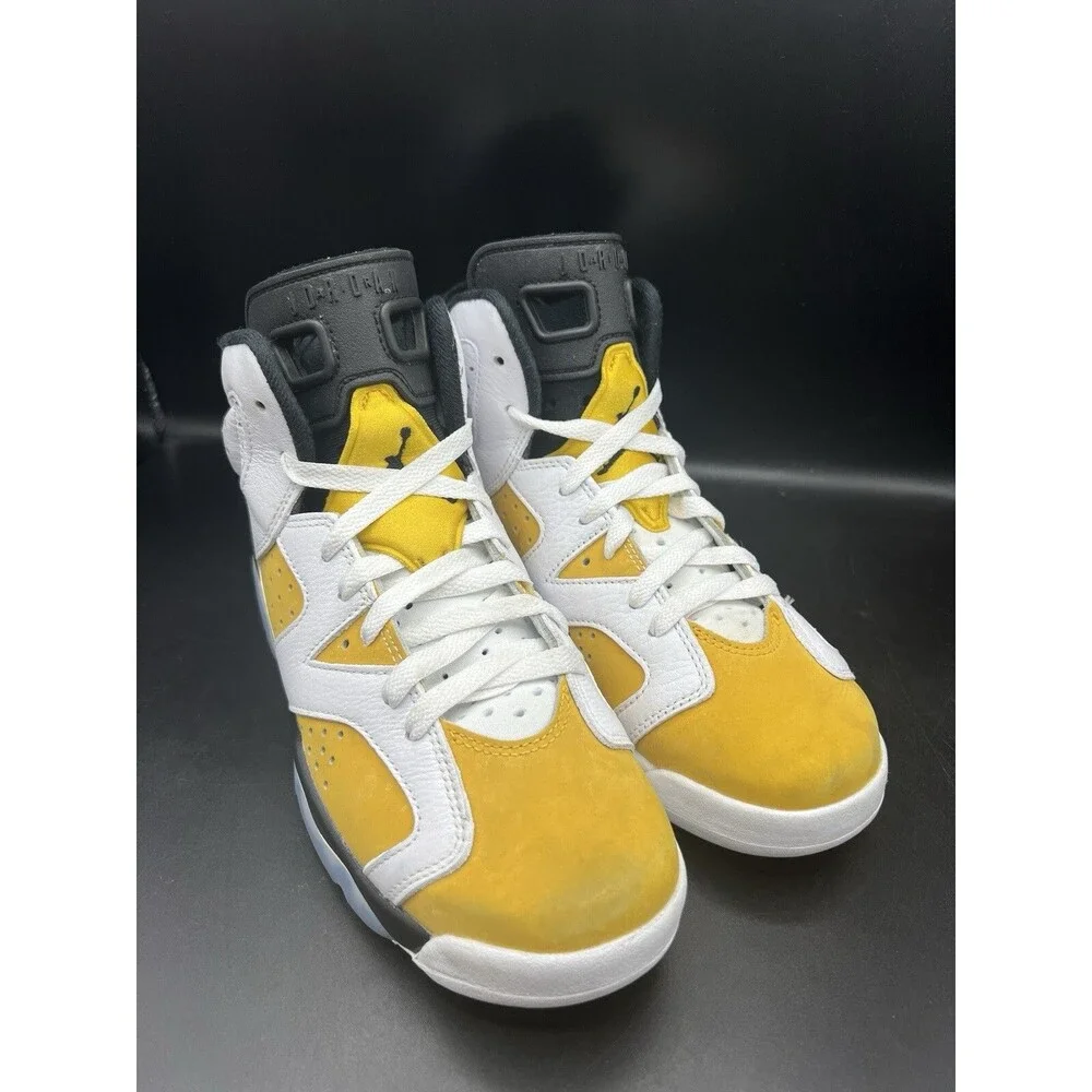 Air Jordan 6 Retro 'Yellow Ochre' (GS) Size 6Y / Women’s 7.5 (384665-170) USED